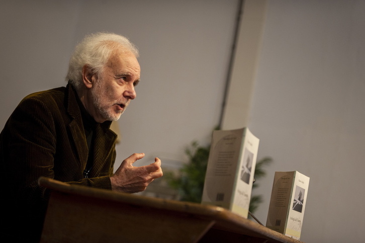 Ramón Andrés, en la presentación de su nueva obra ‘Antología del Norte’.