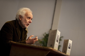 Ramón Andrés, en la presentación de su nueva obra ‘Antología del Norte’.