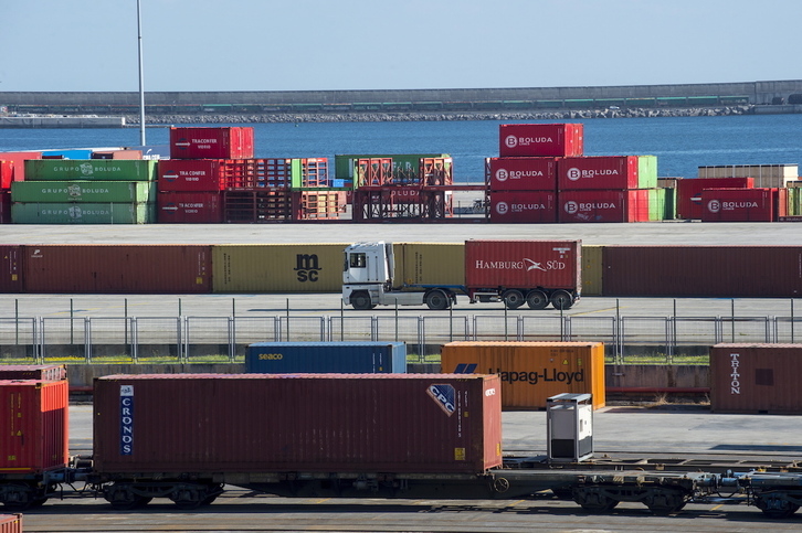 Imagen de archivo del Puerto de Bilbo.