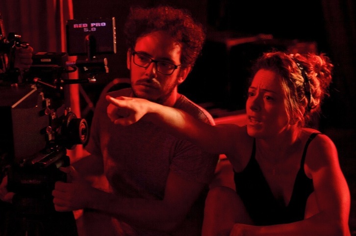 Andrea Jaurrieta durante el rodaje de ‘Ana de día’.