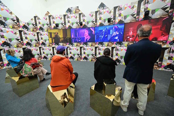 Exposición ‘Feeling Her Way’ en la Bienal de Venecia, de Sonia Voyce. 