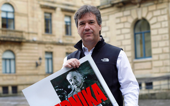 Xabier Irujo ‘Gernika. Genealogy of Lie’ liburuaren aurkezpenean