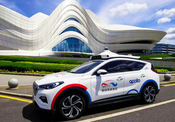 Un robotaxi de Baidu.