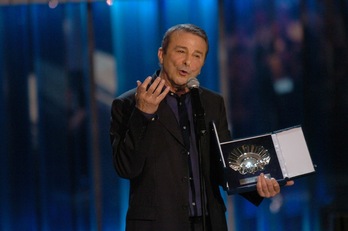 Juan Diego, con la Concha de Plata al Mejor Actor que recibió en 2006.