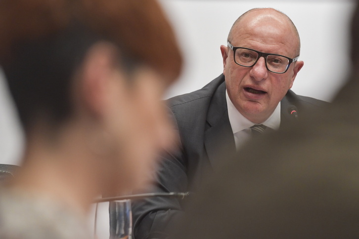 Carlos Gimeno, consejero de Educación de Nafarroa.