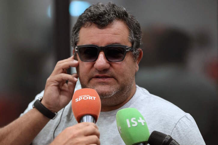 Mino Raiola, en 2016.