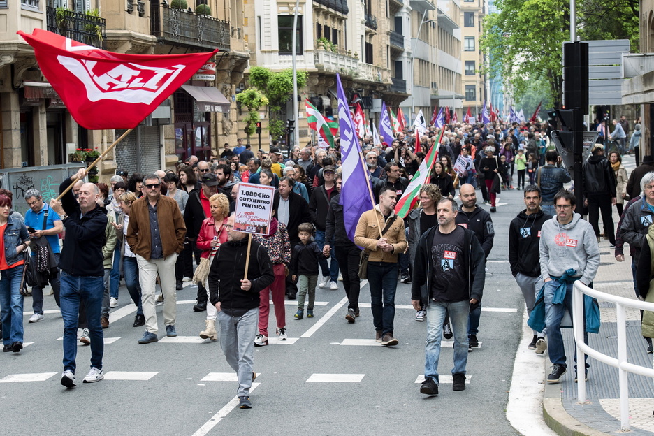 Donostian LABek deitu duen manifestazioa. Donostian LABek deitu duen manifestazioa.