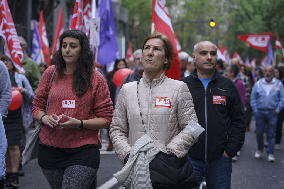 LABen manifestazioa Bilbon. LABen manifestazioa Bilbon.