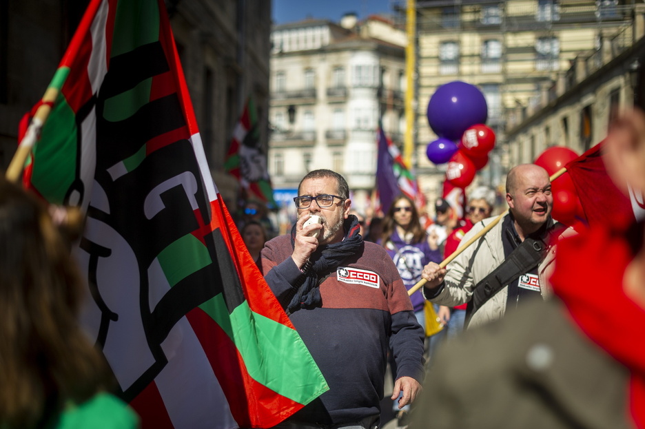 UGT eta CCOOren mobilizazioa Gasteizen. UGT eta CCOOren mobilizazioa Gasteizen.