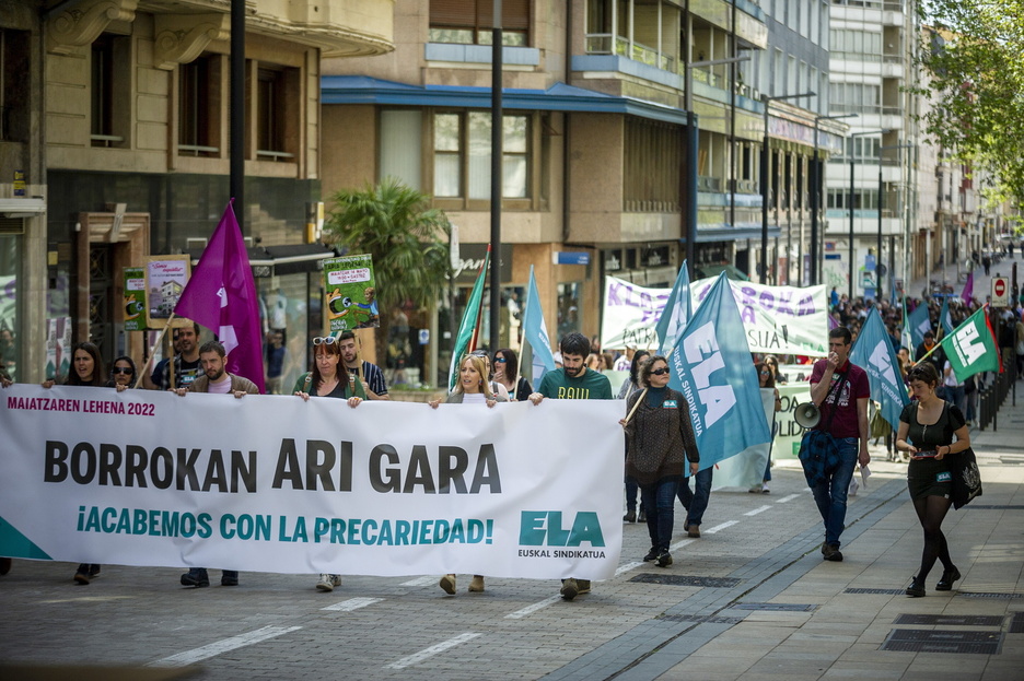 ELAren mobilizazioa Arabako hiriburuan. ELAren mobilizazioa Arabako hiriburuan.