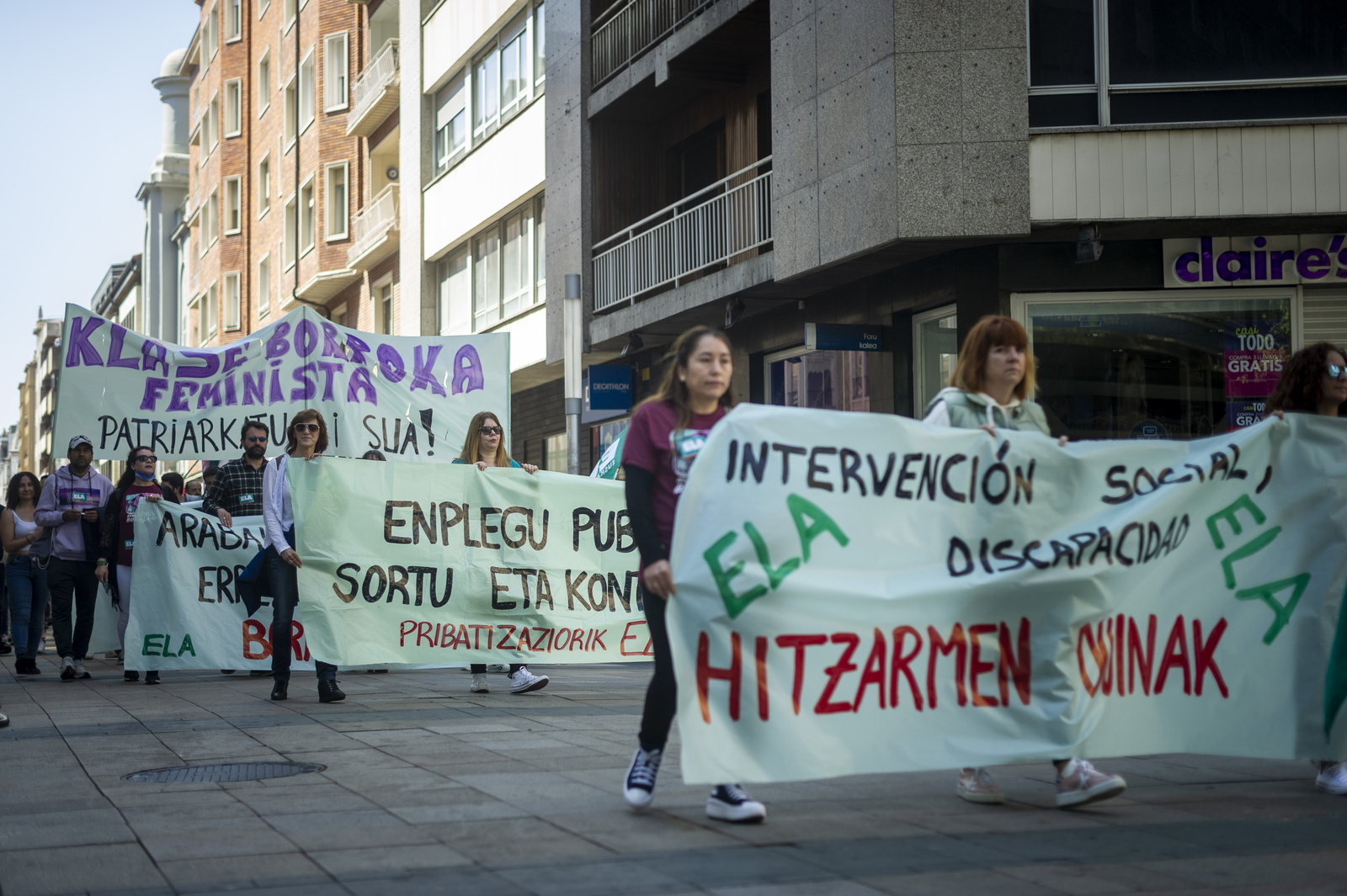 Movilizaci&oacute;n de ELA en Gasteiz. (Jaizki FONTANEDA/FOKU)