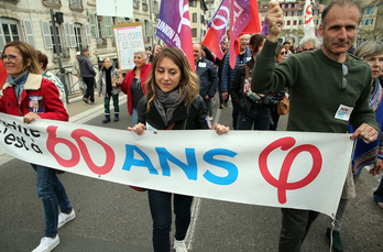 Le recul de l’âge légal de départ à la retraite, voulu par Emmanuel Macron, était dans le viseur des manifestants.