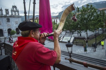 El txupinazo hará que la plaza de Urduña recupere el ambiente festivo tras dos años sin fiestas.