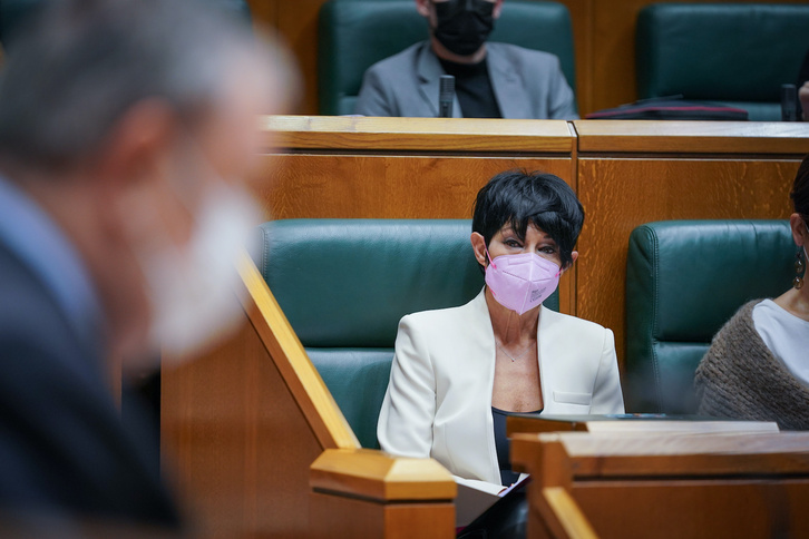 Maddalen Iriarte, portavoz de EH Bildu en el Parlamento de Gasteiz.