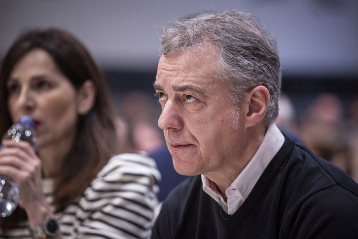 Bakartxo Tejeria e Iñigo Urkullu, en una imagen de archivo.