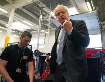 Pese a no participar en primera persona, Johnson ha sido el principal protagonista de la campaña.