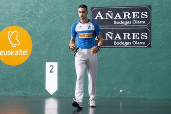 Javi Zabala se lesionó entrenando en el Labrit.