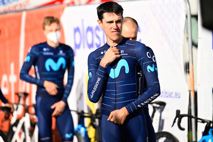 Oier Lazkano se estrena en el Giro tras correr la Vuelta la pasada temporada.