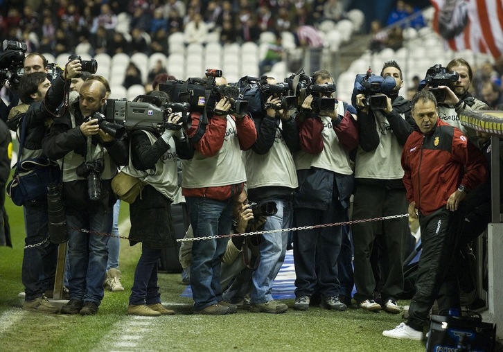 Foto de archivo del partido de los cuartos de final de Copa disputado en San Mamés entre Athletic y Mallorca. 