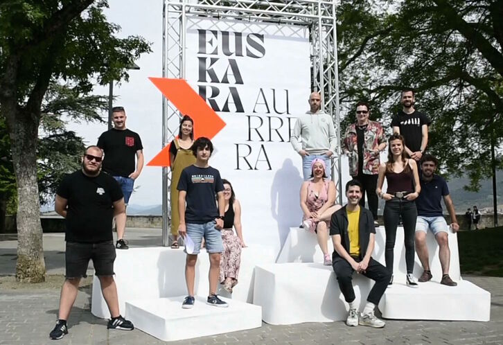 Ekimenaren aurkezpena, Iruñeko Takonera parkean.