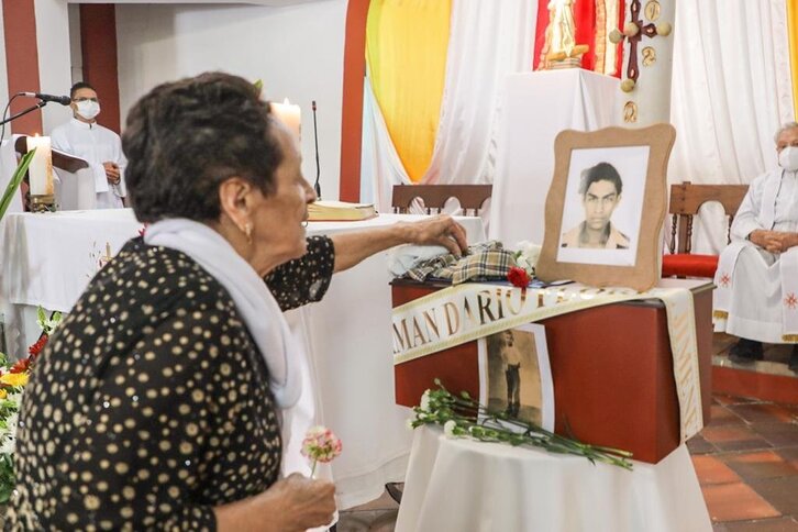 María Mercedes Jiménez, de 90 años, madre de Germán, lideró estas cuatro décadas su búsqueda desde que interpuso la denuncia. 