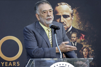 Francis Ford Coppola en la presentación del 50º aniversario de 'El padrino'.
