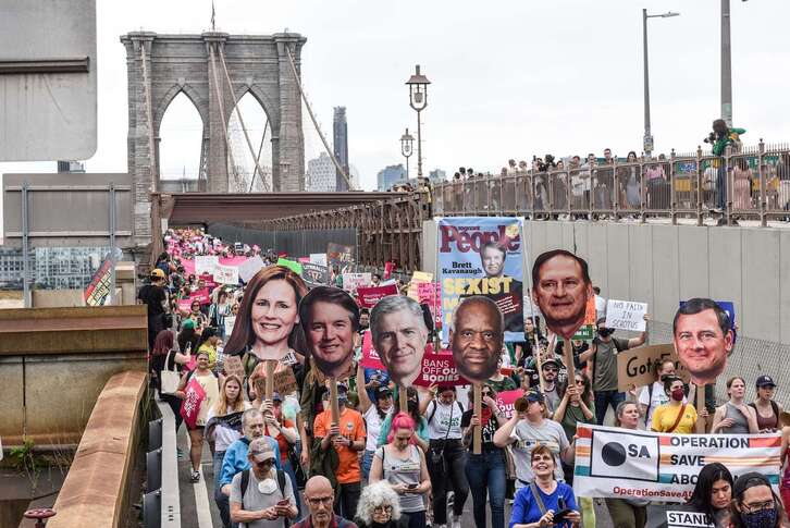 Marcha organizada en Nueva York.