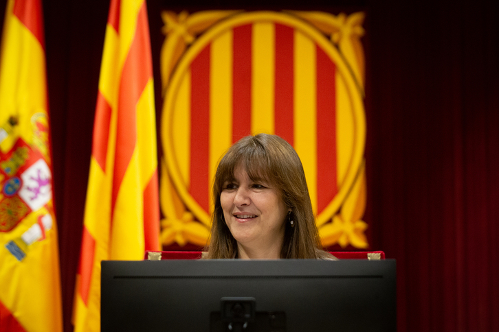 La presidenta del Parlament, Laura Borràs.
