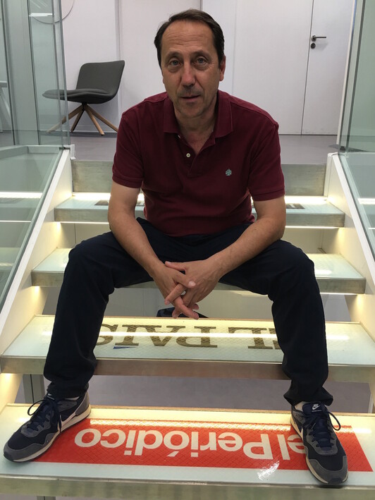 Alfonso Bauluz, presidente de Reporteros sin Fronteras en el Estado español.