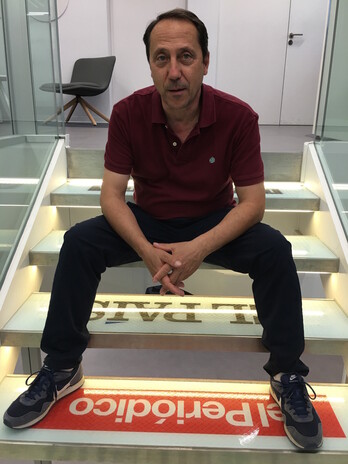 Alfonso Bauluz, presidente de Reporteros sin Fronteras en el Estado español.