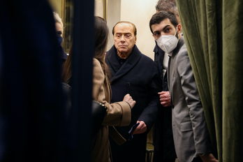 Imagen de Silvio Berlusconi el pasado mes de febrero en Milán.