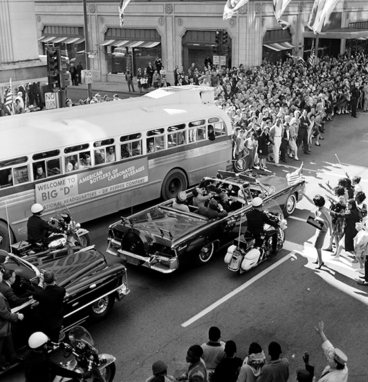 La limusina presidencial aquel 22 de noviembre de 1963 en Dallas