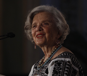 La escritora mexicana Elena Poniatowska. 