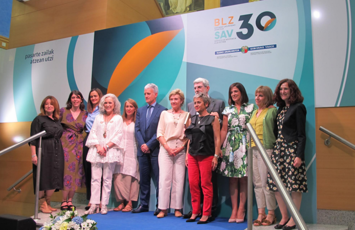 Acto celebrado este sábado en BIlbo con motivo de los 30 años del SAV.