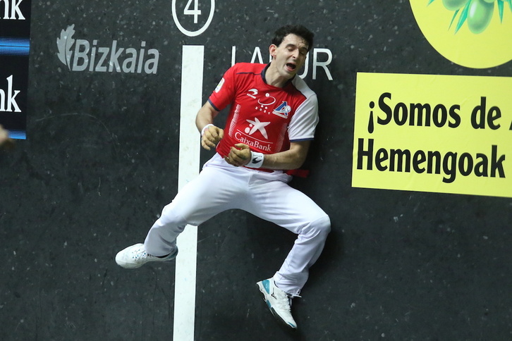 Jokin Altuna jugó su último partido el sábado ante Laso en el Bizkaia.