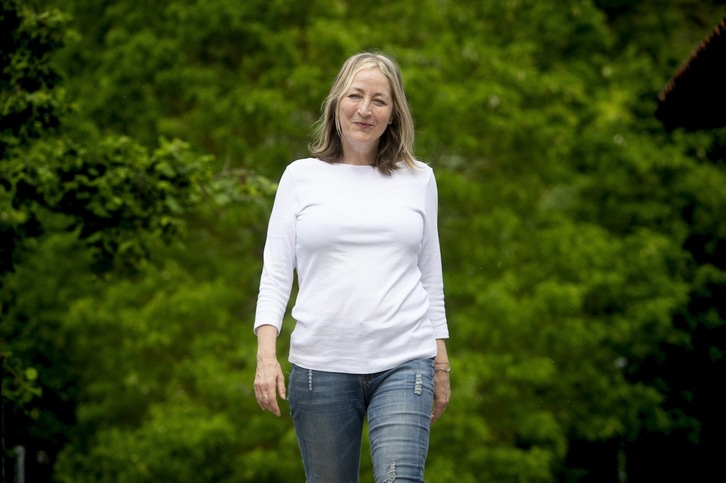 Aurora Beltran, artxiboko irudi batean.