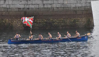 Bermeo celebra su triunfo en el Campeonato de Euskadi de Trainerillas.