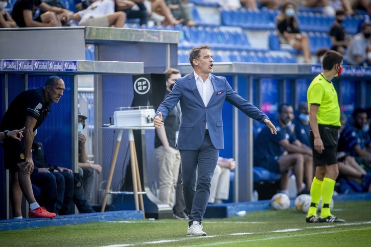 Luis Garcia Plaza, Mendizorrotzan, Mallorcako entrenatzaile moduan.