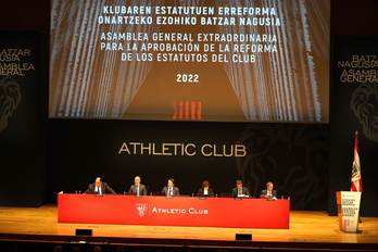 La comisión que se ha encargado de la reforma de estatutos.