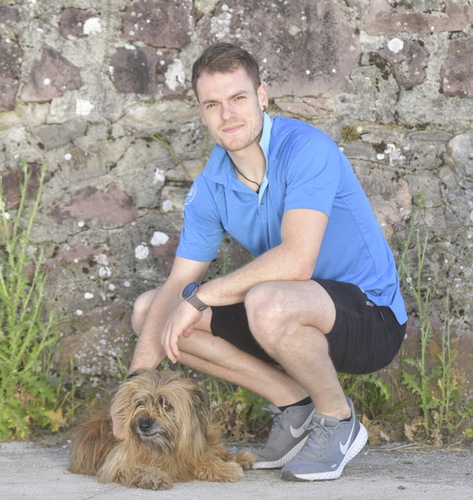 Unai Laso, Txiki txakurrarekin.