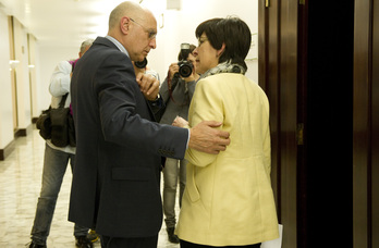 Rodolfo Ares, consejero de Interior cuando se produjeron los hechos, y Estefanía Beltrán de Heredia, que ocupó el cargo durante el proceso judicial.