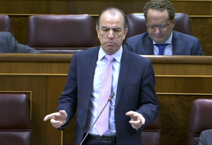 Carlos García Adanero, en su interpelación a la ministra Sánchez.
