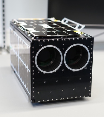 Urdaneta-Armsat1, el primer satélite óptico vasco de muy alta resolución que se lanzará al espacio ayer miércoles.