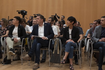 Arnaldo Otegi, en la Primera Conferencia Municipalista de EH Bildu. 
