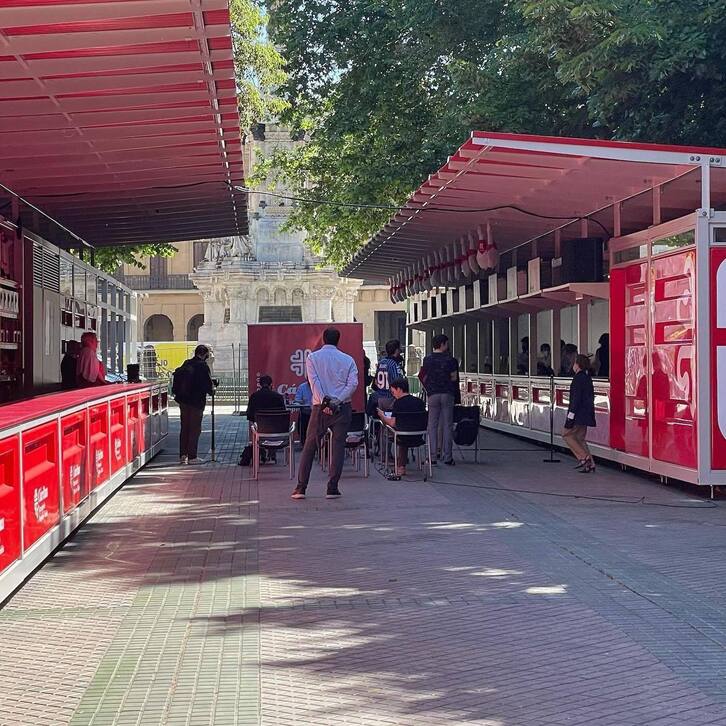 Larunbat honetan zabaldu du Caritasek Sarasate pasealekuko tonbola.