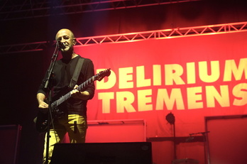 Delirium Tremens, durante su concierto en el BEC.