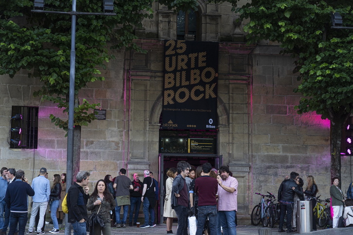 Exterior de Bilborock, la iglesia reconvertida en templo del rock.