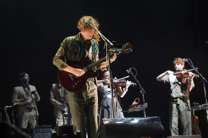 Bilboko BBK Live jaialdian izan ziren 2016an Arcade Fire taldekoak