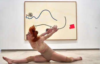 Un momento de la actuación. 