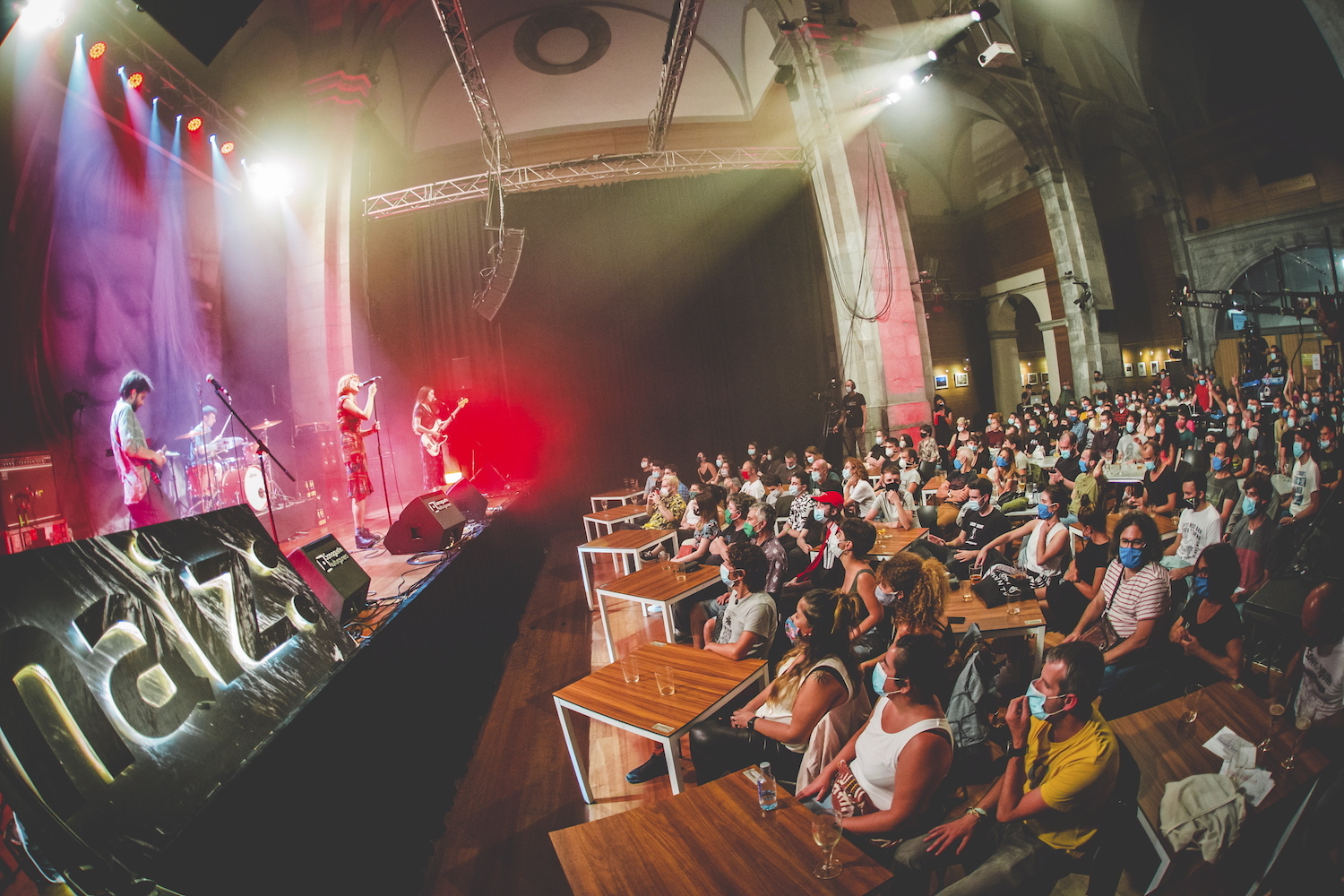 Uno de los conciertos ofrecidos cuando fue posible durante la pandemia. (Gaizka PEÑAFIEL)